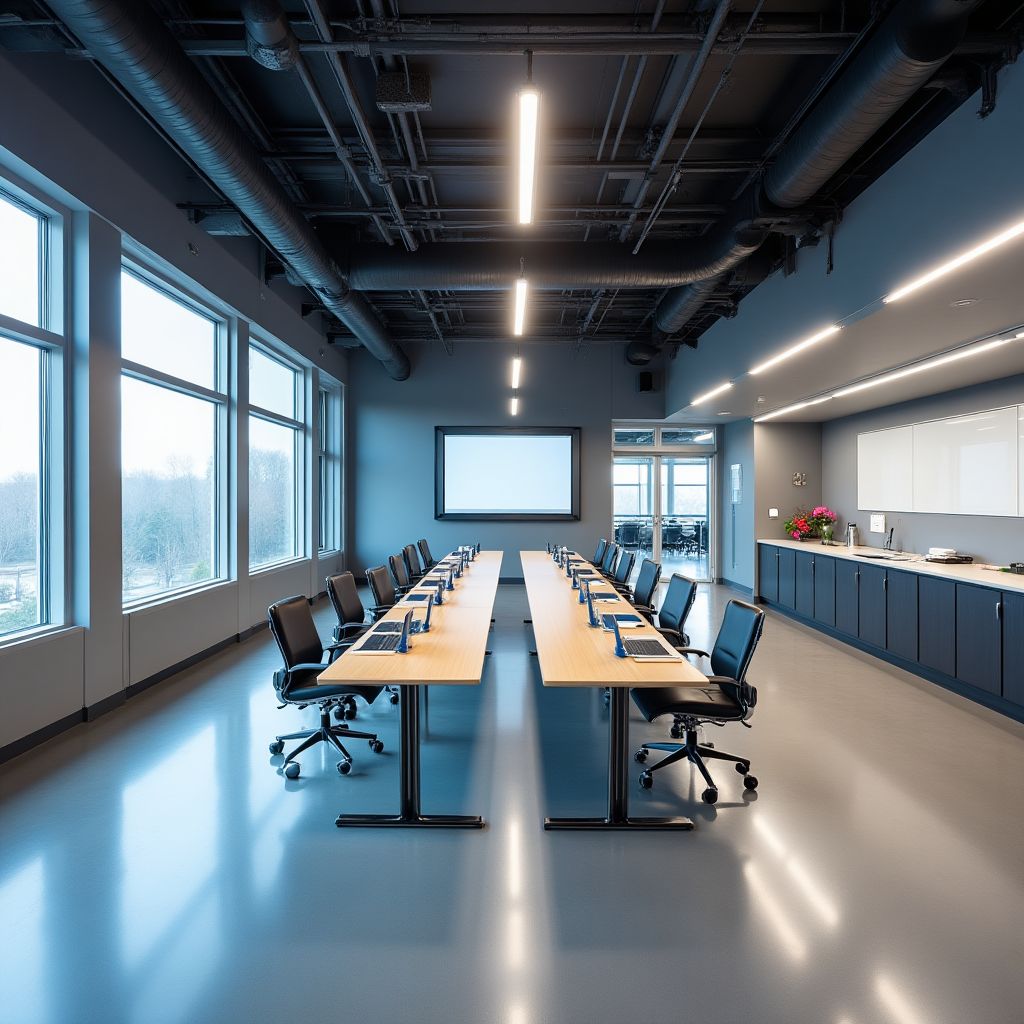 Modern training facility state-of-the-art equipment professional development center