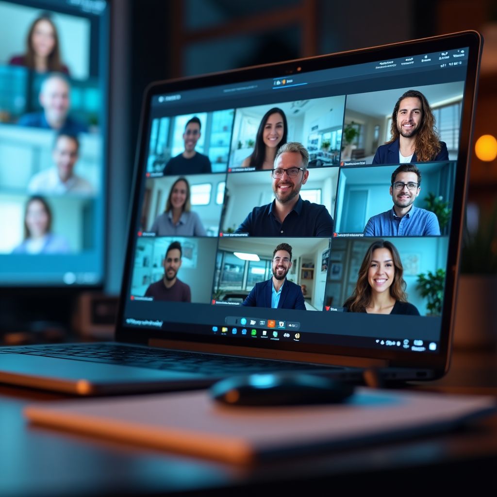 Virtual learning session online training platform digital classroom experience